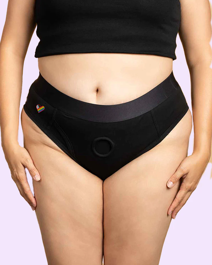 Bundle RideHer™ Brief Harness + WondHer Strap-on - Image 9
